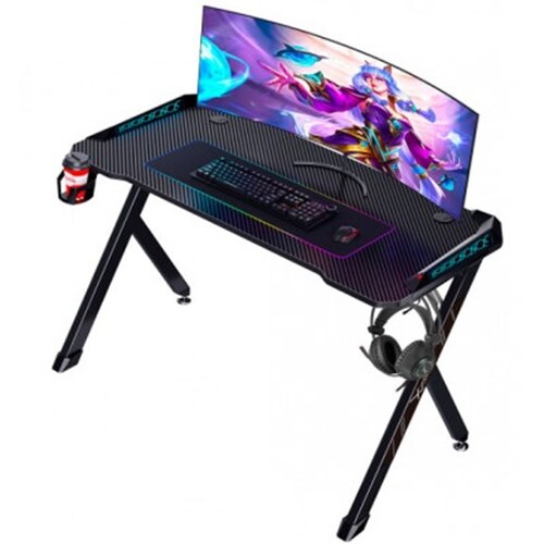 Escritorio Gamer con luz RGB