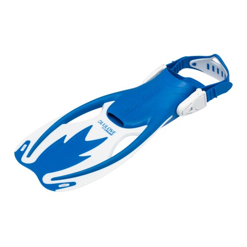 Aleta Cressi Rocks Infantil Azul Ajustable Para Snorkeling Natación.