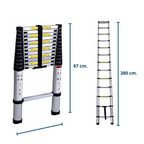 ESCALERA TELESCOPICA 3.8 M
