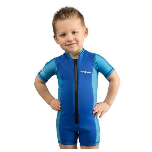 Traje Bañador Cressi Swimsuit Kids Infantil Azul Corto 1.5mm Para Natación Snorkeling