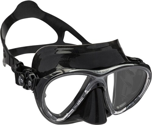 Visor Mascara Cressi Big Eyes Evolution Negro Para Snorkeling, Buceo