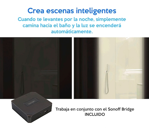 Sensor De Movimiento Rf 433mhz Pir3 Compatible Bridge Sonoff