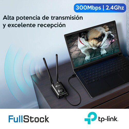Adaptador Usb Wifi Altapotencia 300mbps Tl-wn8200nd Tp-link