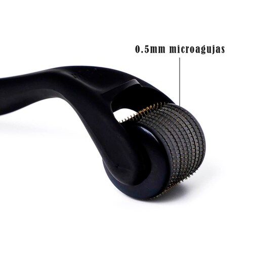 Dermaroller Beardroller 540 Microagujas de Titanio 0.5mm
