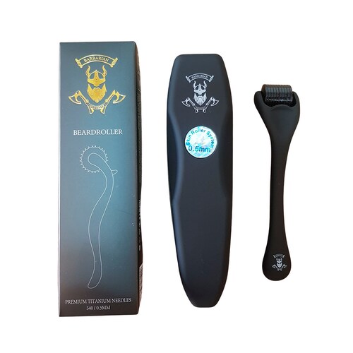 Dermaroller Beardroller 540 Microagujas de Titanio 0.5mm