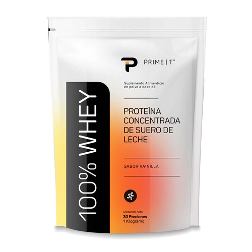 100% Whey Bolsa 1 kg 30 servicios Vainilla