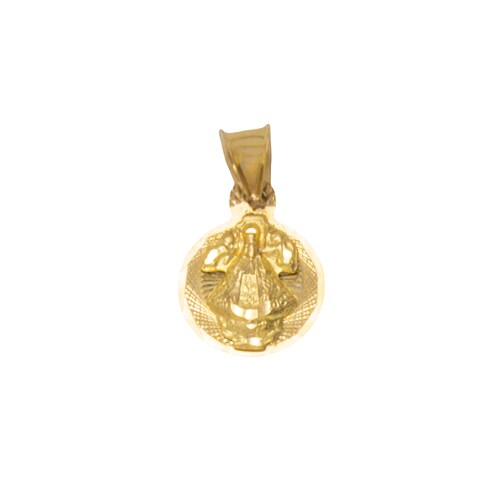 Medalla Virgen de Juquila Oro 10 Kilates.