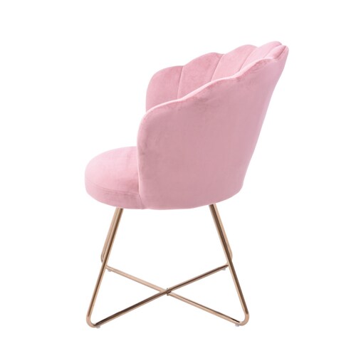 Sillón Individual Paloma de Tela color Rosa