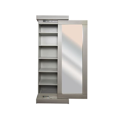 Zapatera multifuncional con espejo de cuerpo completo puerta corrediza Moderna Eko Envió Gratis