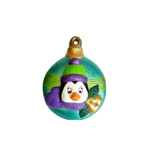 Esfera para pared con diseño de pingüino 