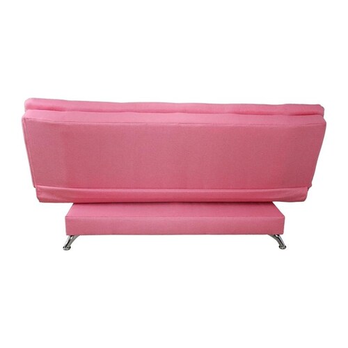 Sofá Cama Rosa Matrimonial 3 Posiciones