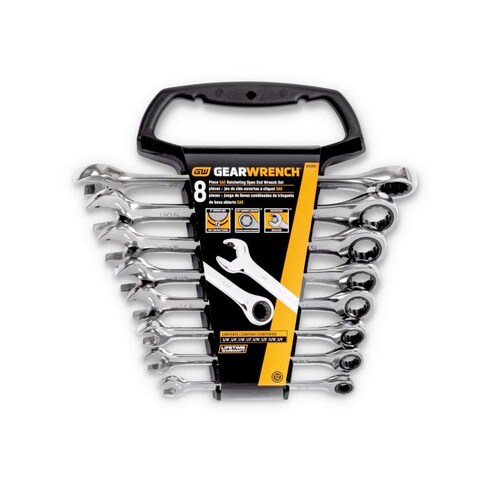 Juego de llaves doble matraca 8 piezas estandar Gearwrench 85599
