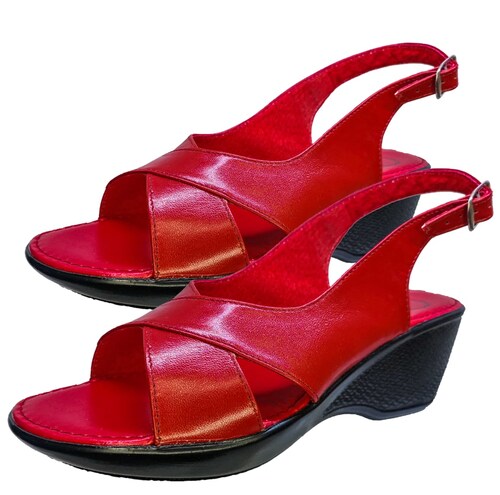 Huarache Mujer Cómodo Piel Cabra Suela Base Tacón 22-27 R211