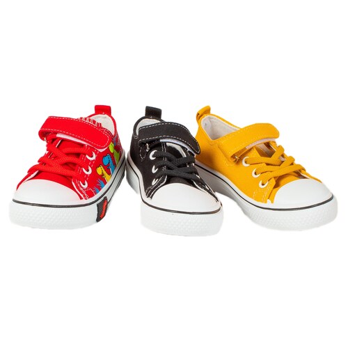 Zapatos Para Niño. Tenis De Lona De Dinosaurios