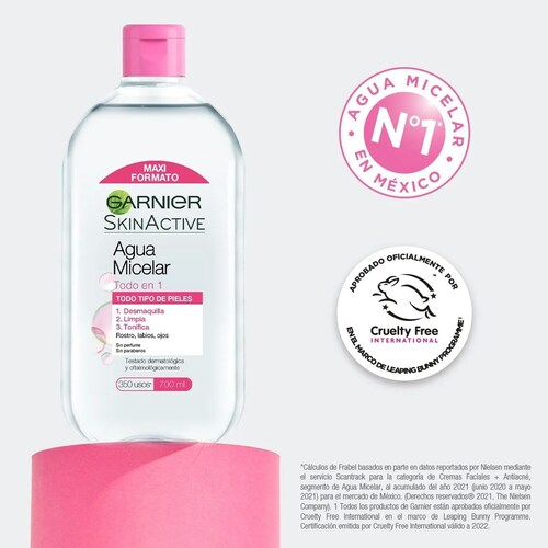 Kit Garnier Agua Micelar Y Pads - Todo En 1 - 700ml