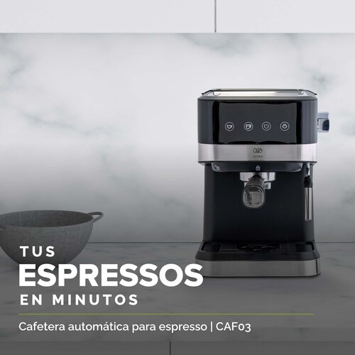  Cafetera Café Expreso Y Cappuccino Automática  Avera CAF03