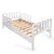 Cama moderna de madera para niños y niñas con barandales removibles DUDUK