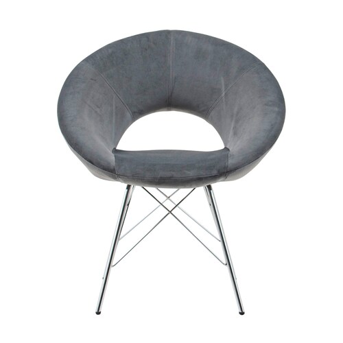 2 Sillones Belladonna light Individuales de Tela color Gris