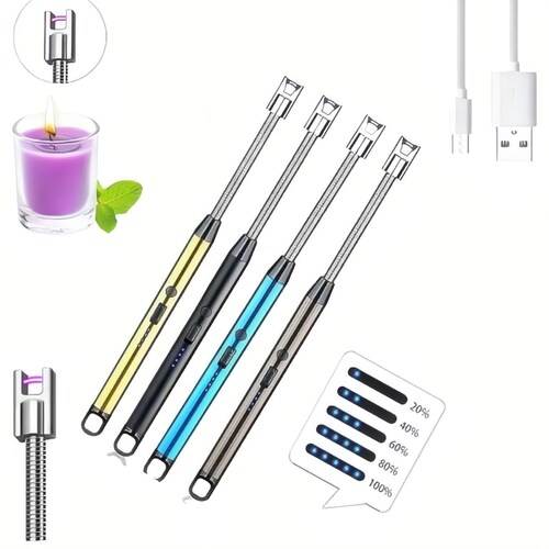Encendedor Eléctrico De Cocina Recargable Usb Arco Koovi