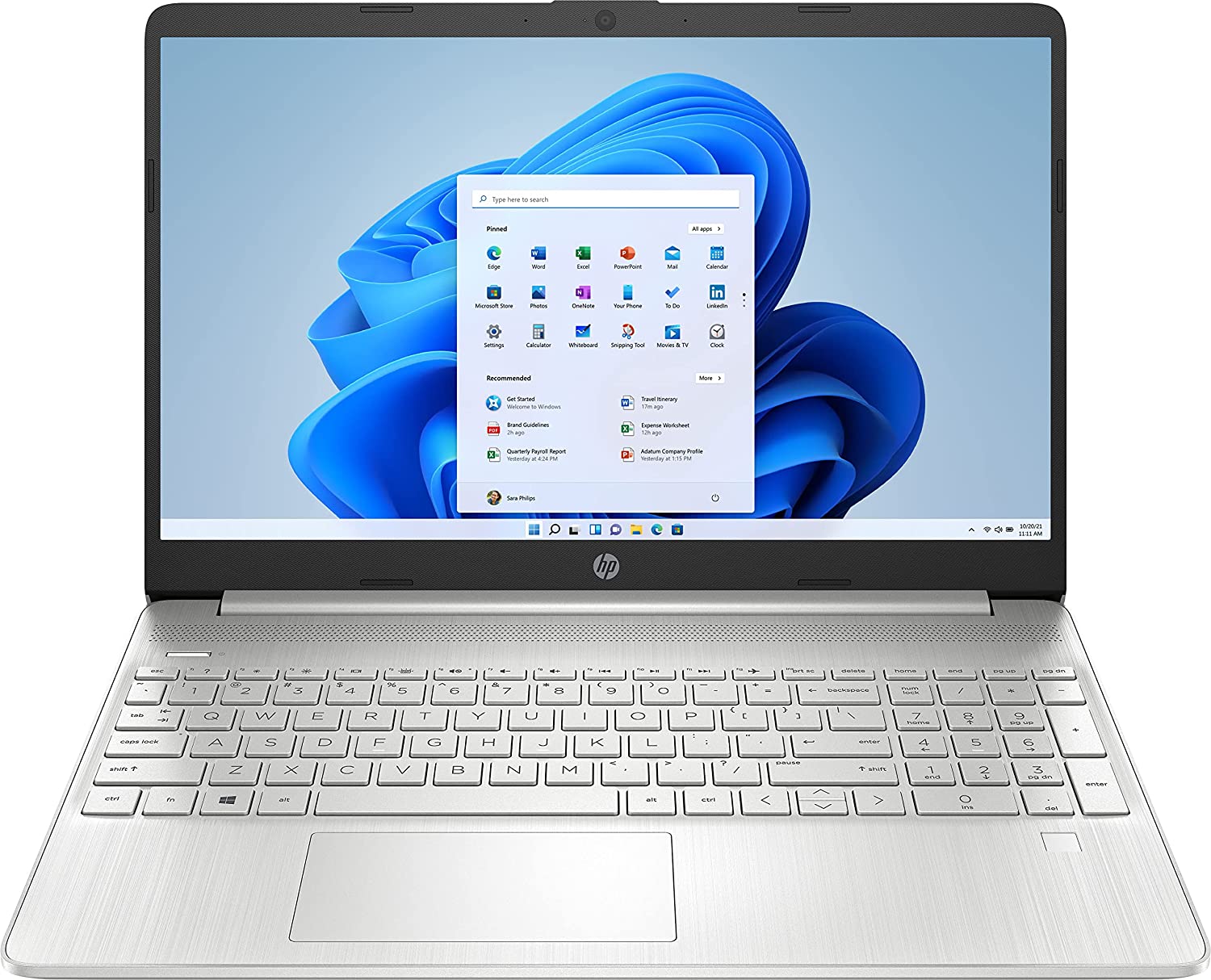 Laptop HP plata 15.6