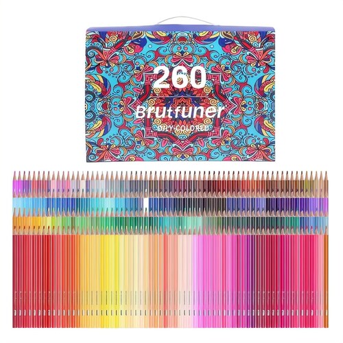 Lápices De Colores Brutfuner Juego De 260pcs.