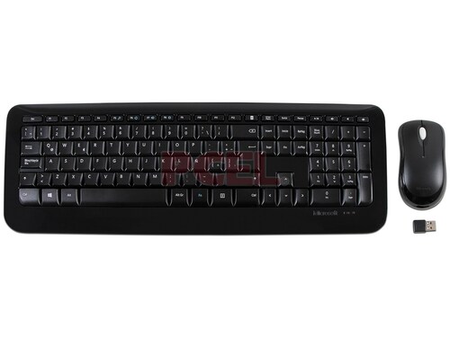 Kit de Teclado y Mouse MICROSOFT, Negro, 1000 DPI 