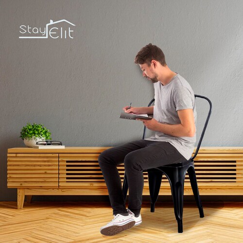 SET DE 2 SILLAS METALICAS TIPO TOLIX.