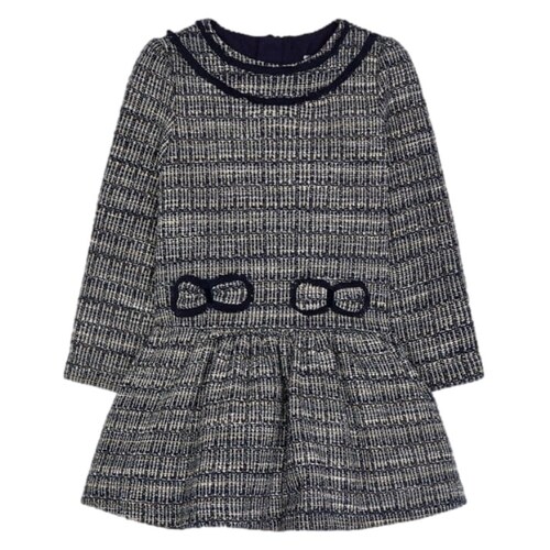 Vestido baguilla punto niña marca Mayoral (moda Española) 