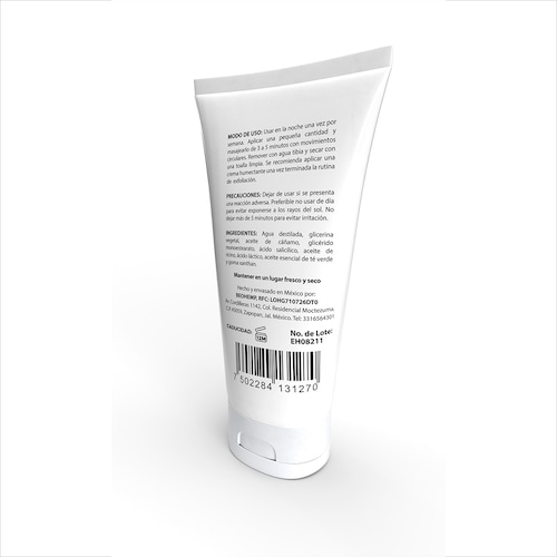 Exfoliante para piel rosácea o delicada en presentación crema 60 ml Beohemp