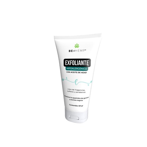 Exfoliante para piel rosácea o delicada en presentación crema 60 ml Beohemp