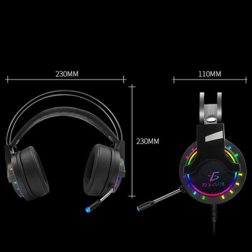 Audifonos Gamer luz Led Colores Ps4 Xbox Pc Laptop nintendo switch tablet smartphone