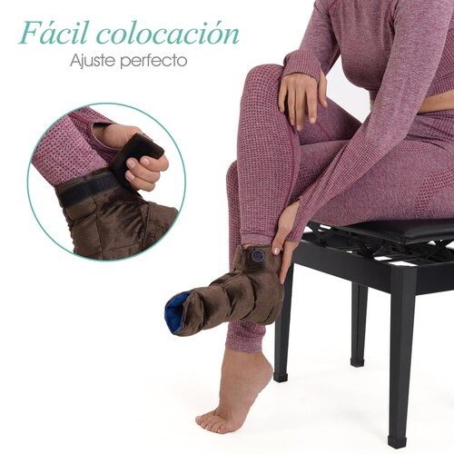 Paquete Compresa para Pie/Tobillo (tamaño grande) elaborada con semillas y plantas medicinales + gel para terapia fría. Ortopédica, Ideal para Rehabilitación, Fisioterapia y Descanso 