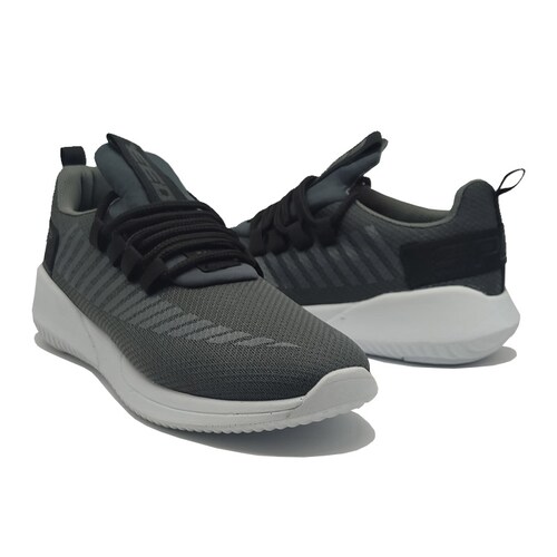 Tenis Eeedes 1555 Gris Oxford Hombre Unisex Deportivo Ejercicio Gym 