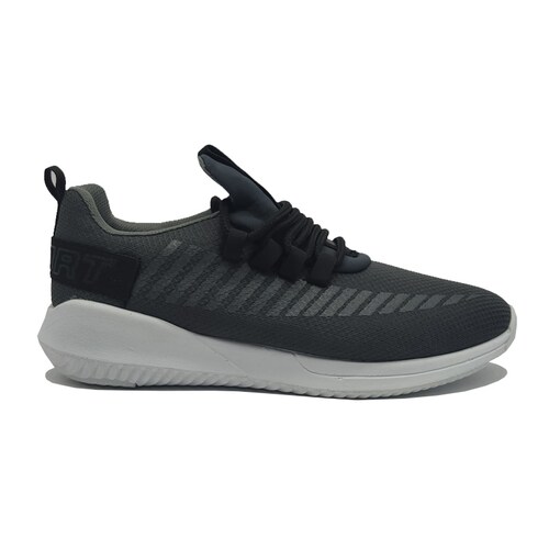 Tenis Eeedes 1555 Gris Oxford Hombre Unisex Deportivo Ejercicio Gym 