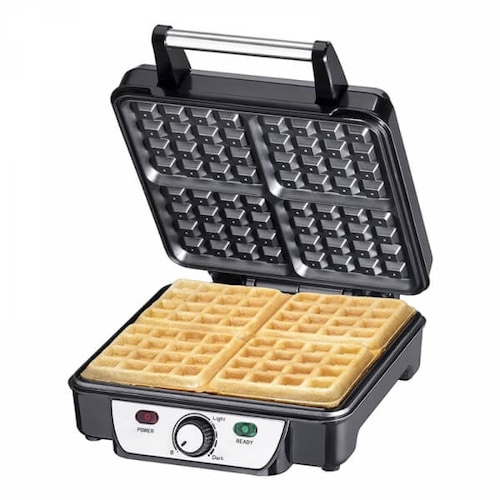 Wafflera Belga Holstein Housewares D 4 Puestos Waffles Acero