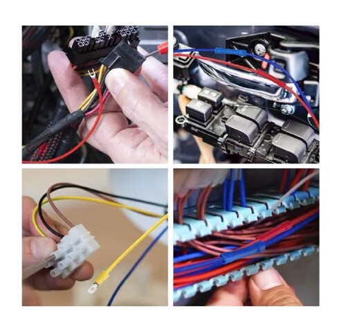 Set Terminales Conectores Crimpado Cable Alambre Eléctrico
