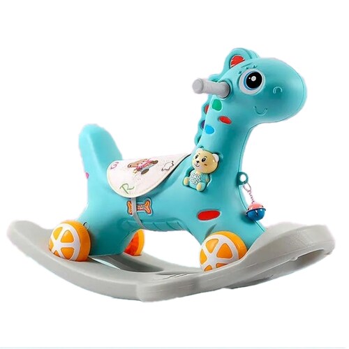 Caballo montable balancín mecedora 2 en 1 para niños