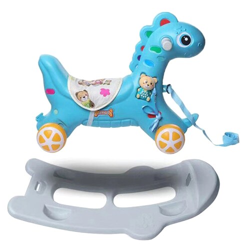 Caballo montable balancín mecedora 2 en 1 para niños