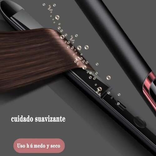 Plancha De Cabello Temperatura Regulable Para Mojado Y Seco