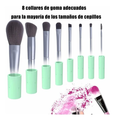 Limpiador De Brochas Maquillaje Eléctrico, Verde