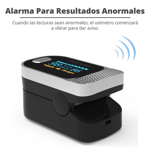 Oxímetro SENKU 4 en 1, Saturación de oxígeno, Frecuencia cardíaca, Frecuencia respiratoria, Índice de perfusión sanguínea, Hospital Deporte Hogar, Bebes Niños Adulto.