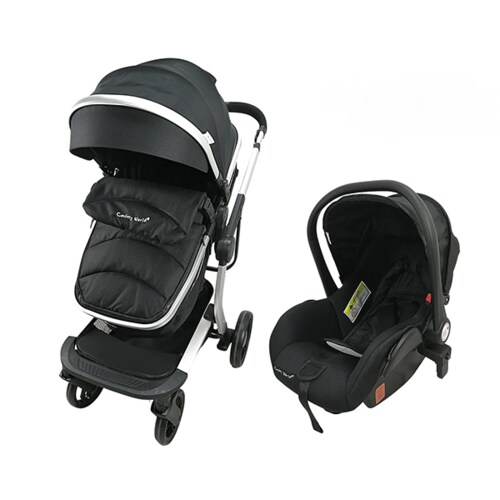 Carriola Kelly 3 en 1 con Portabebe - Black JST811