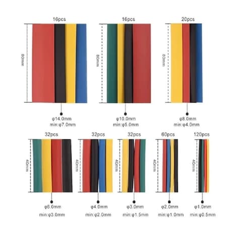 Terminales Aisladas Conectores Para Cable Eléctrico 678pcs