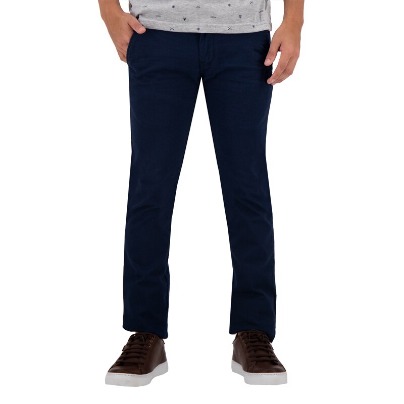 Pantalon azul petroleo discount hombre