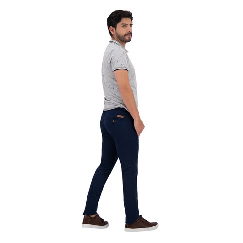 Chino de Gabardina Premium -Azul Petróleo Holstone Hombre