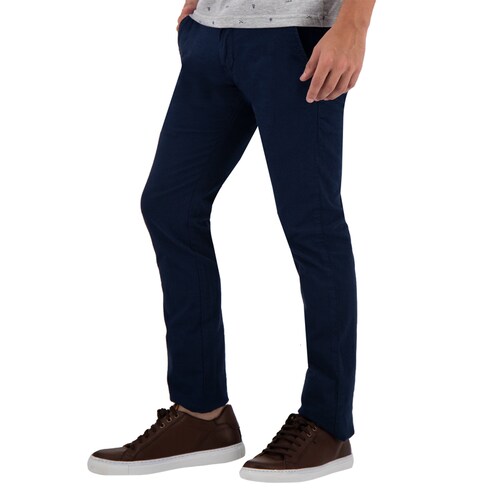 Chino de Gabardina Premium -Azul Petróleo Holstone Hombre
