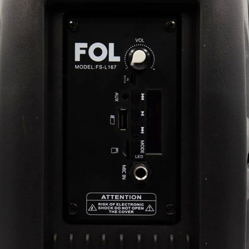 Bocina Fol 6.5 Bluetooth Micrófono Karaoke Música Inalámbrica.