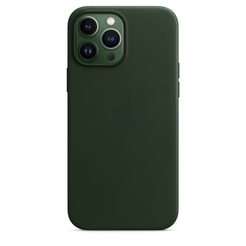 Funda de piel con MagSafe para el iPhone 13 Pro Max - Verde Secuoya