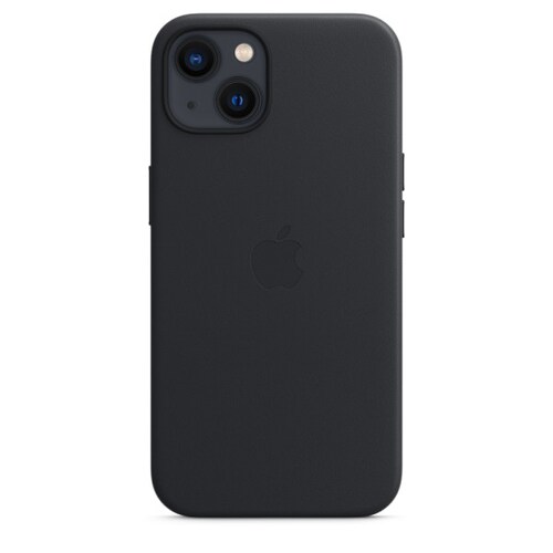 Funda de piel con MagSafe para el iPhone 13 - Medianoche