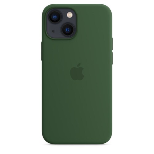 Funda de Silicon con MagSafe para el iPhone 13 Mini - Verde Trebol